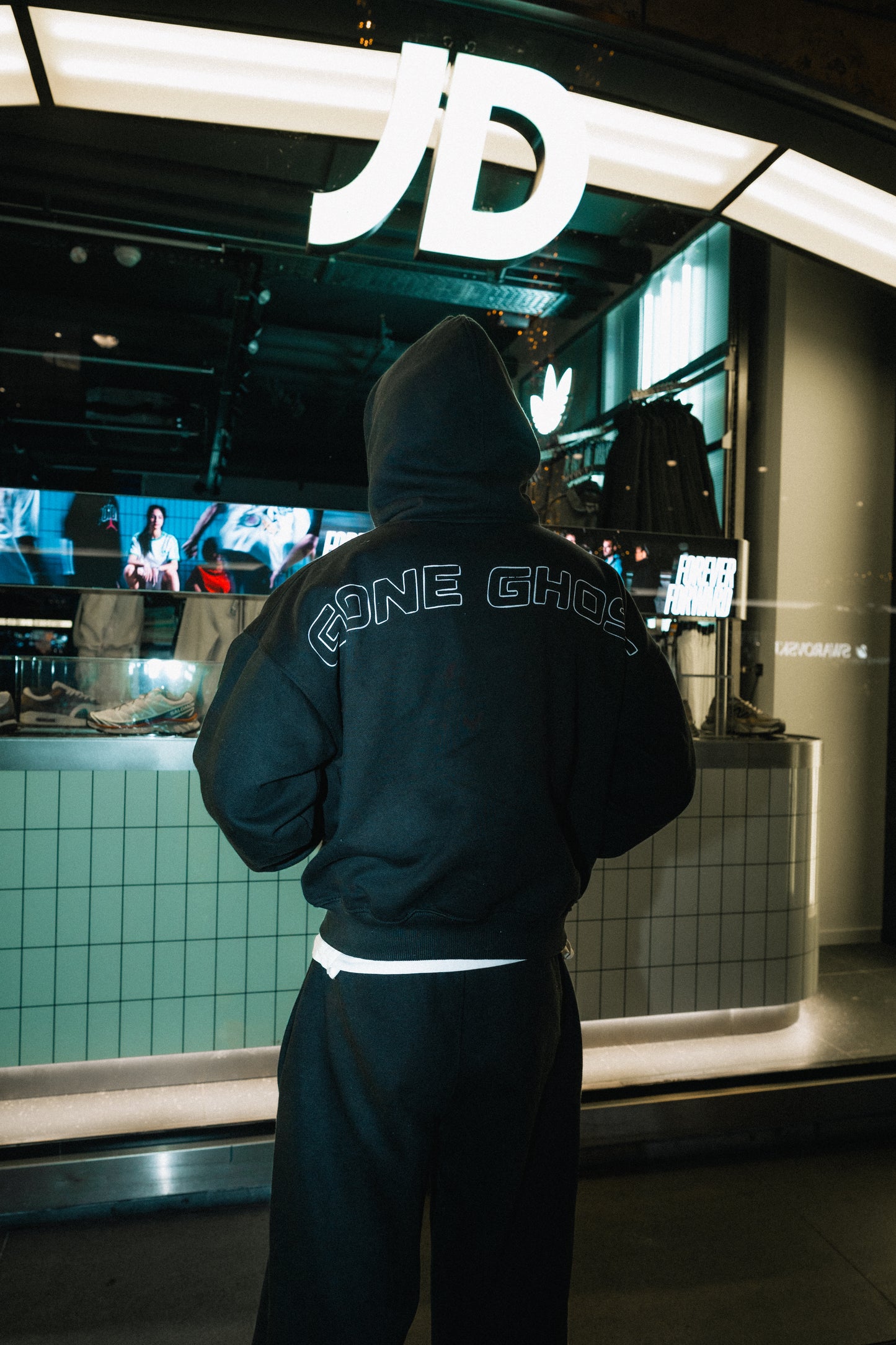 GETBACK SWEATSUIT ZWART